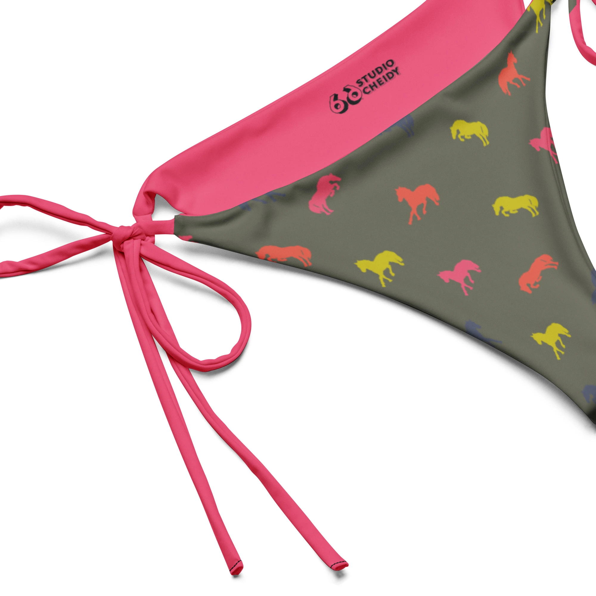 bikini bottom fluo horses details