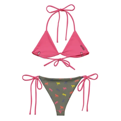 bikini fluo horses back