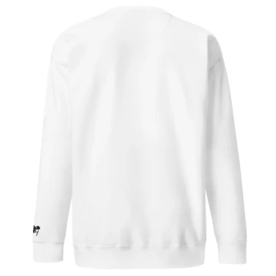 men sweatshirt tuscany vegan beef white back