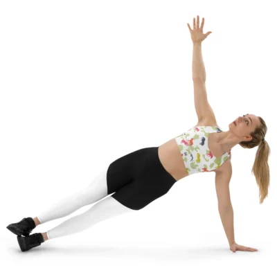 sport bra camuflage natural sporty dynamic front detail