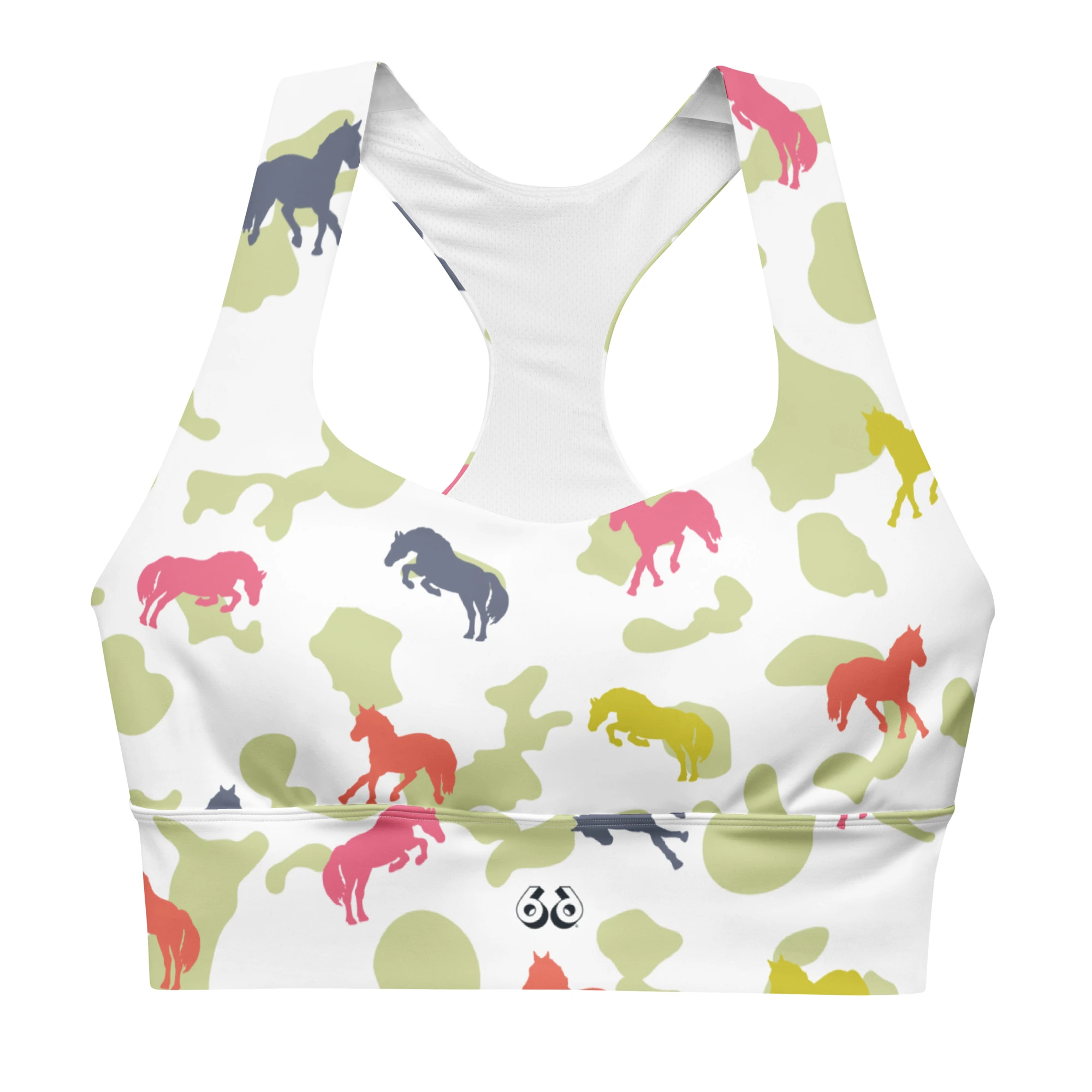 sport bra camuflage natural sporty front