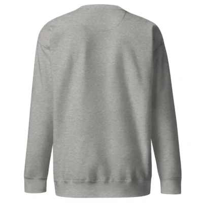 sweatshirt women’s carbon grey back – pep logo