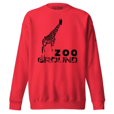 sweatshirt women’s – zoo ground red
