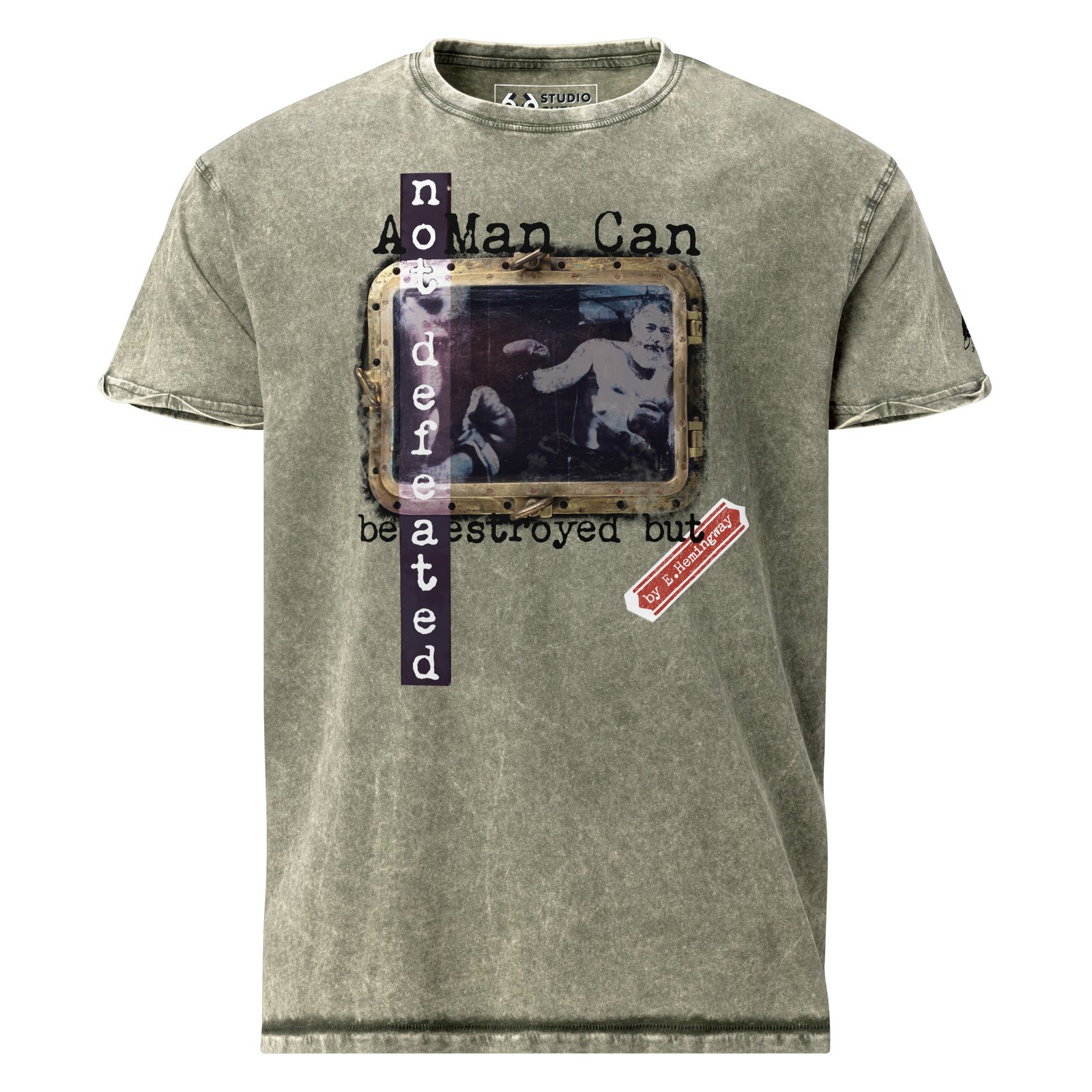 denim t shirt men street