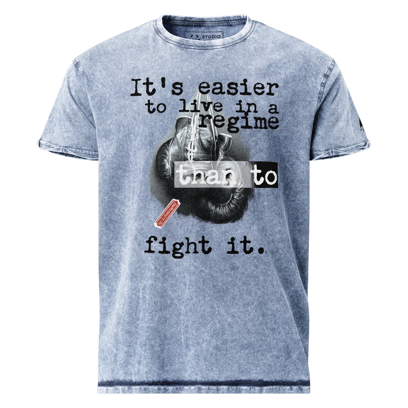 mens denim t shirt street culture