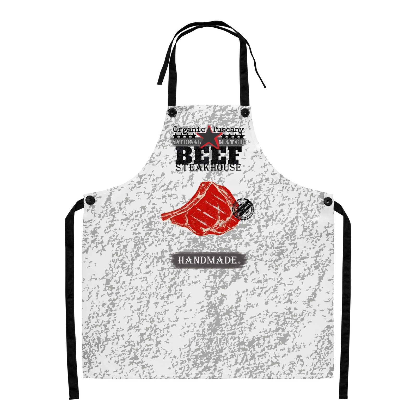 vegan beef kitchen apron