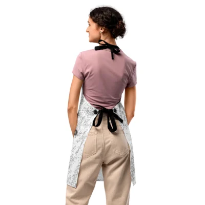 beef kitchen apron woman back