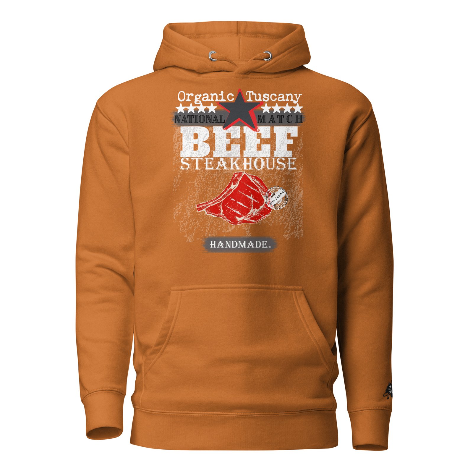 tuscany hoodie | vegan beef