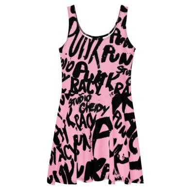 skater dress liliac front