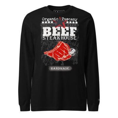 tuscan long sleeve tee | vegan beef