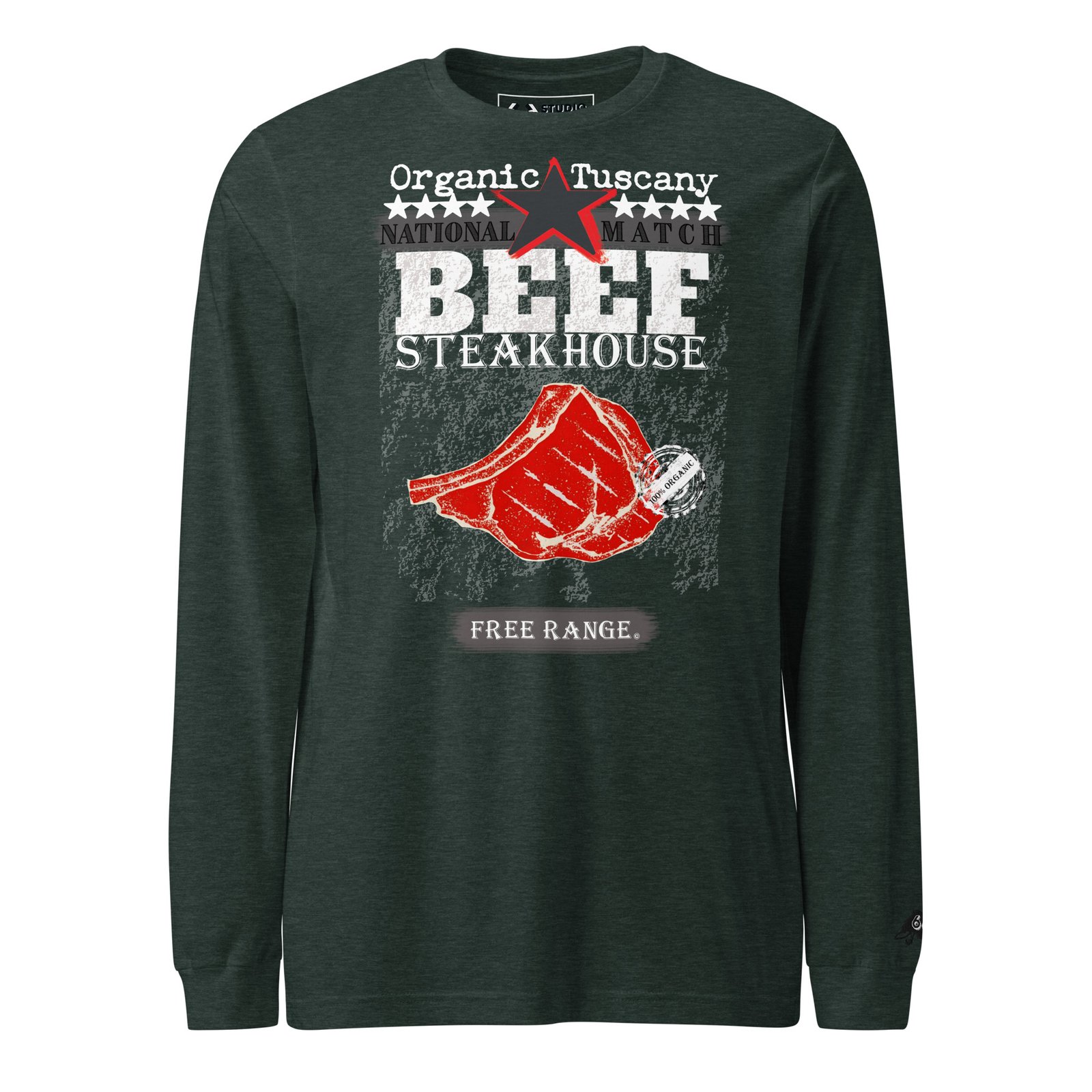 tuscan long sleeve tee | organic beef