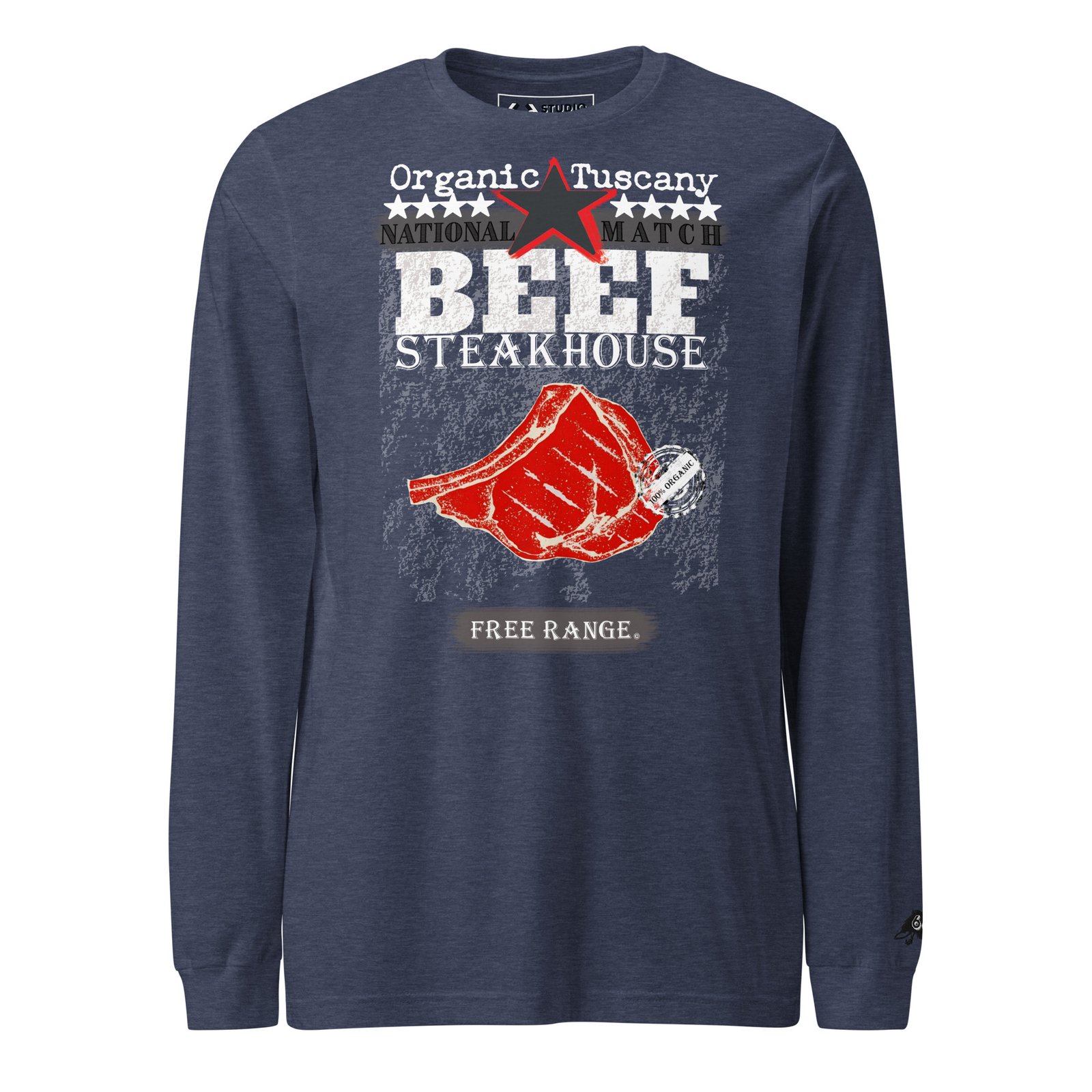 tuscan long sleeve tee | organic beef