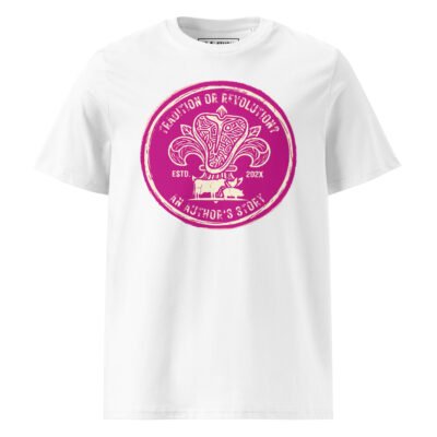 tuscany edition organic tee | shocking pink graffiti