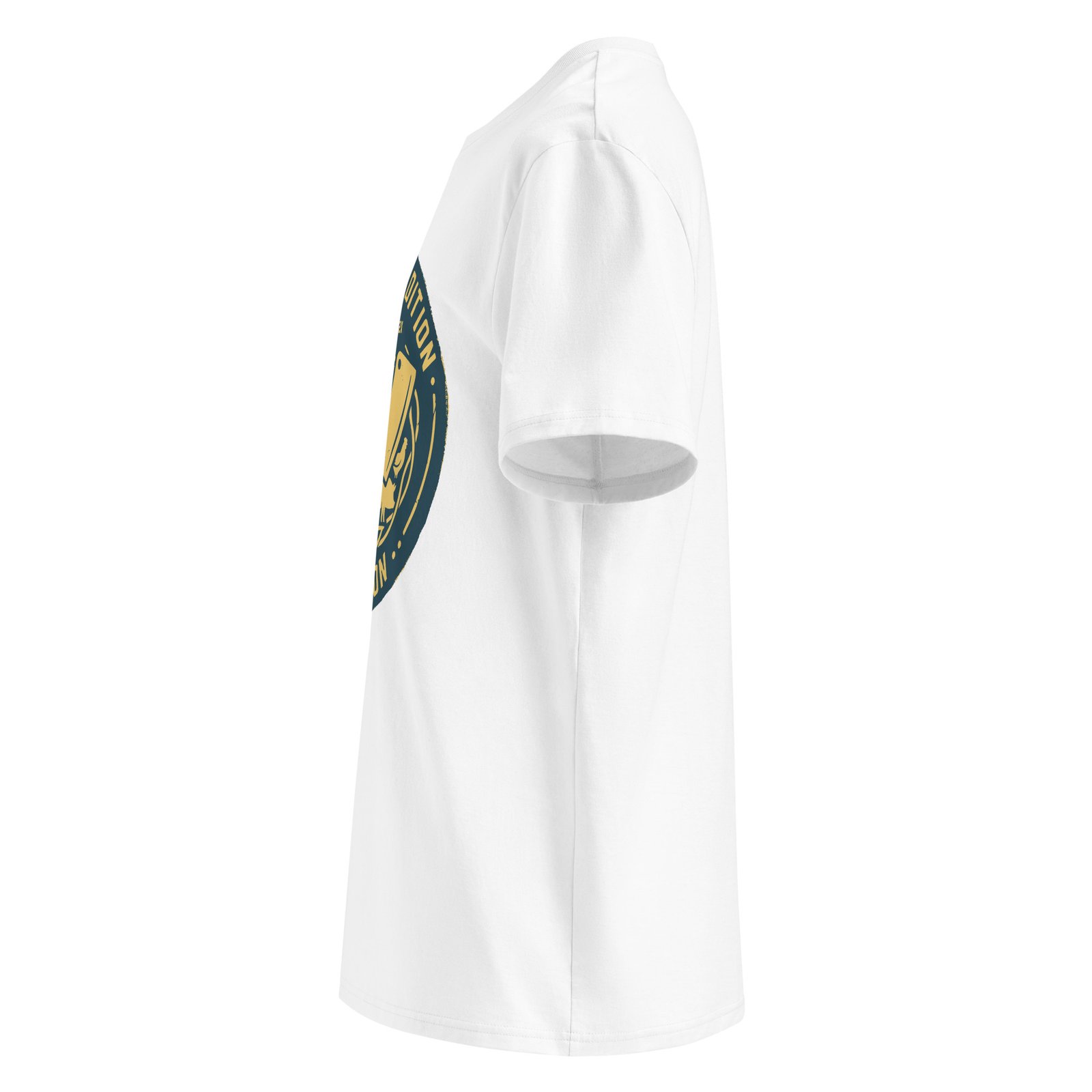 tuscany tradition tee | urban industrial evolution – yellow blue