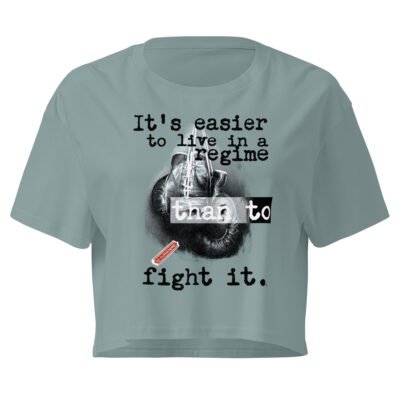 women’s crop top fight it