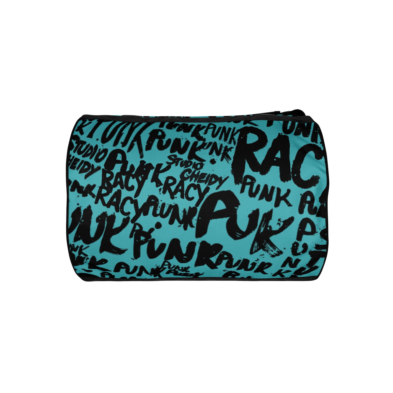 viking gym bag | punk graffiti print sports duffel bag