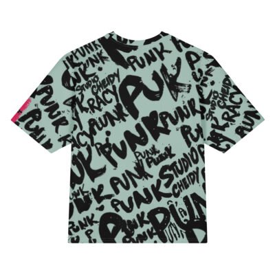 oversized cotton t shirt | write punk opal