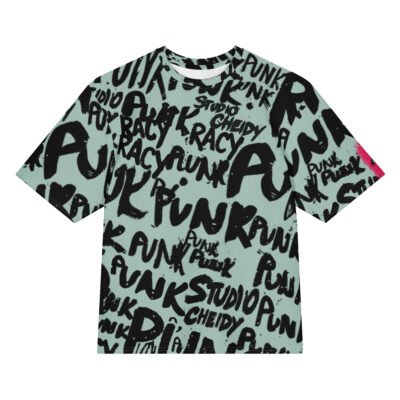 oversized cotton t shirt | write punk opal