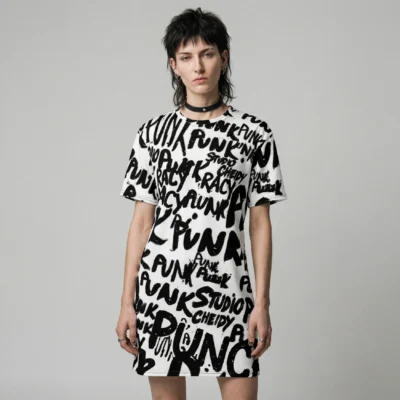 women's t shirt dress | write punk