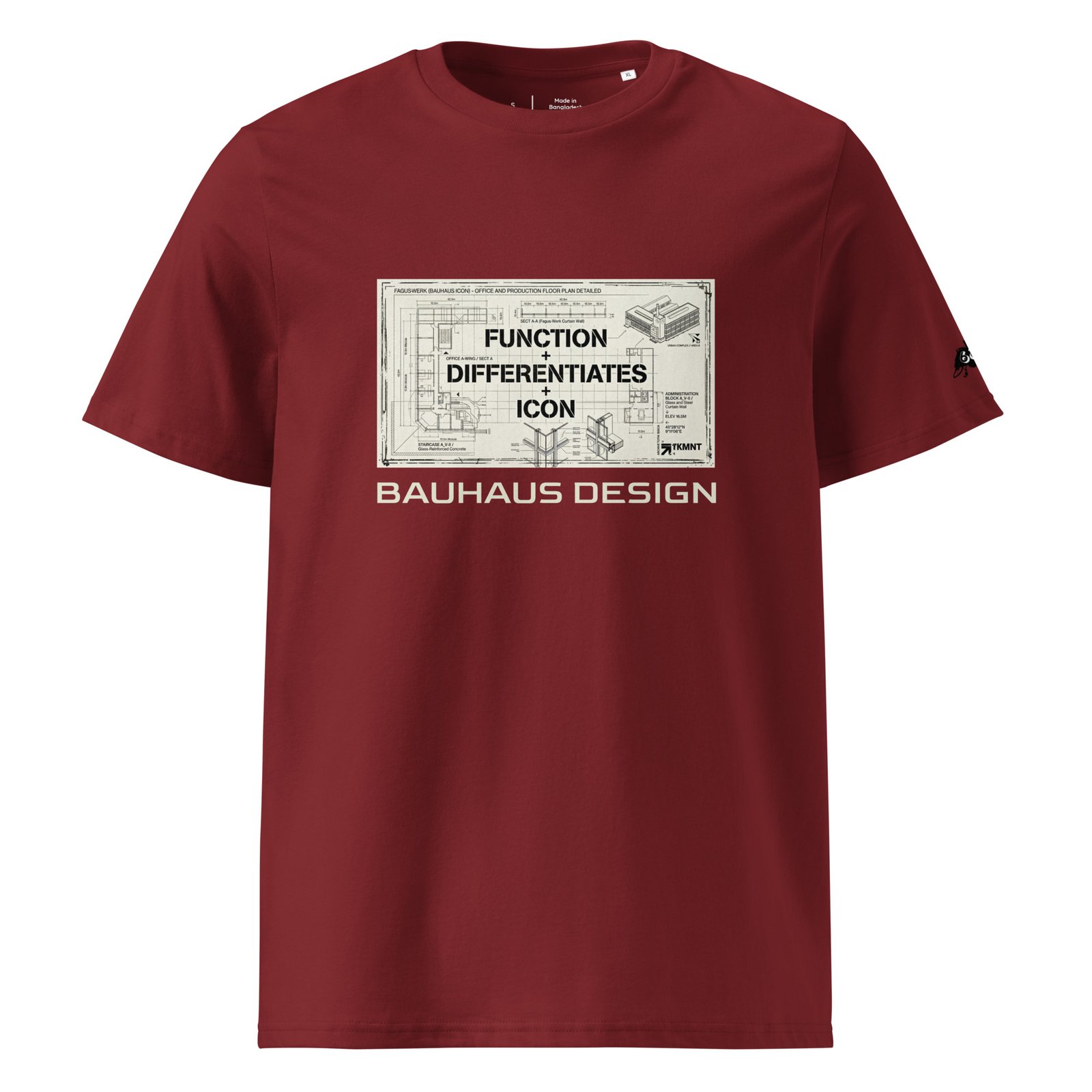 t shirt bauhaus design & architecture streetwear