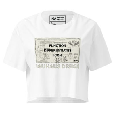 women’s crop top | bauhaus design