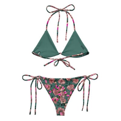 bikini tropical snake green bikini tropical snake green