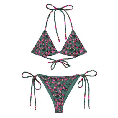 bikini sketch and snakes green