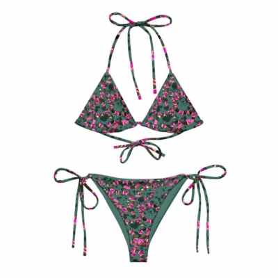 bikini sketch and snakes green front