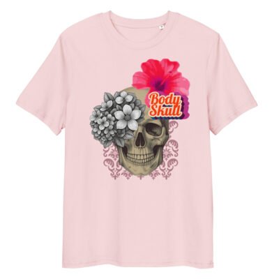 floral skull t shirt