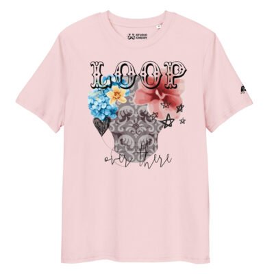 t shirt with skull floral