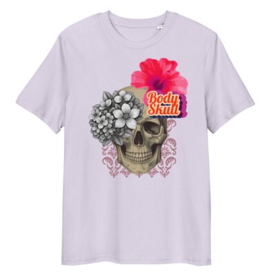 floral skull t shirt