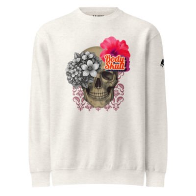 floral skull sweatshirt