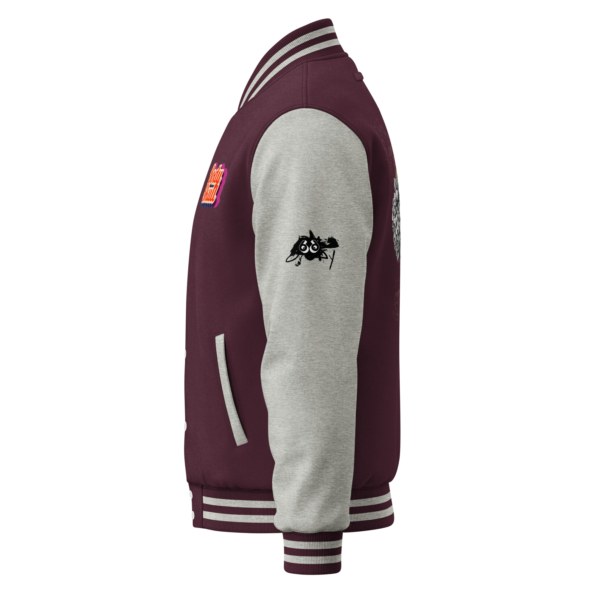 baseball jacket skull