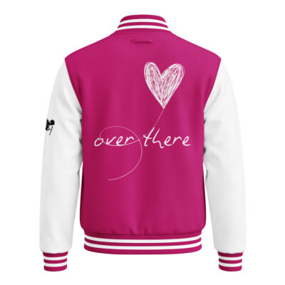 fuchsia baseball jacket