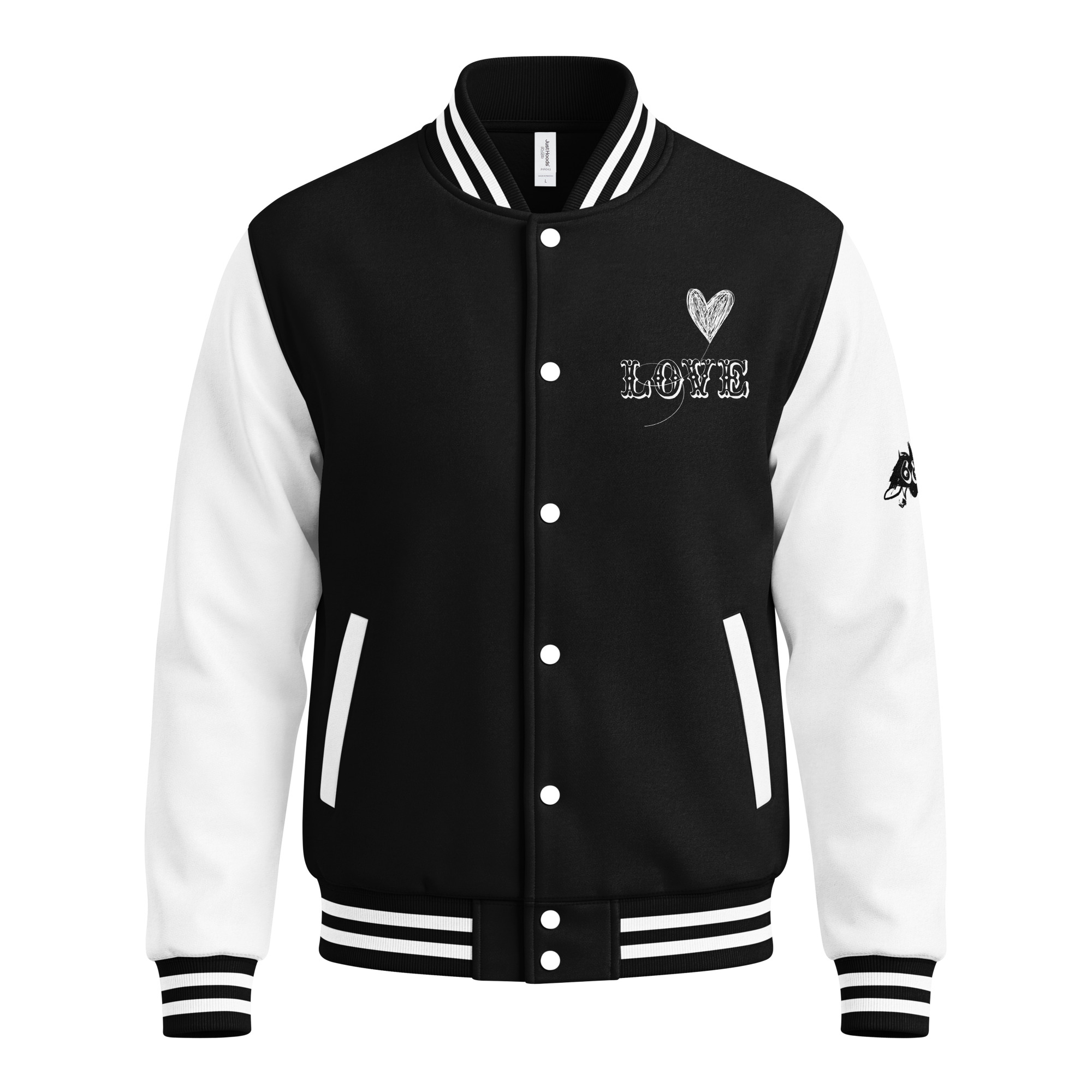 fuchsia baseball jacket