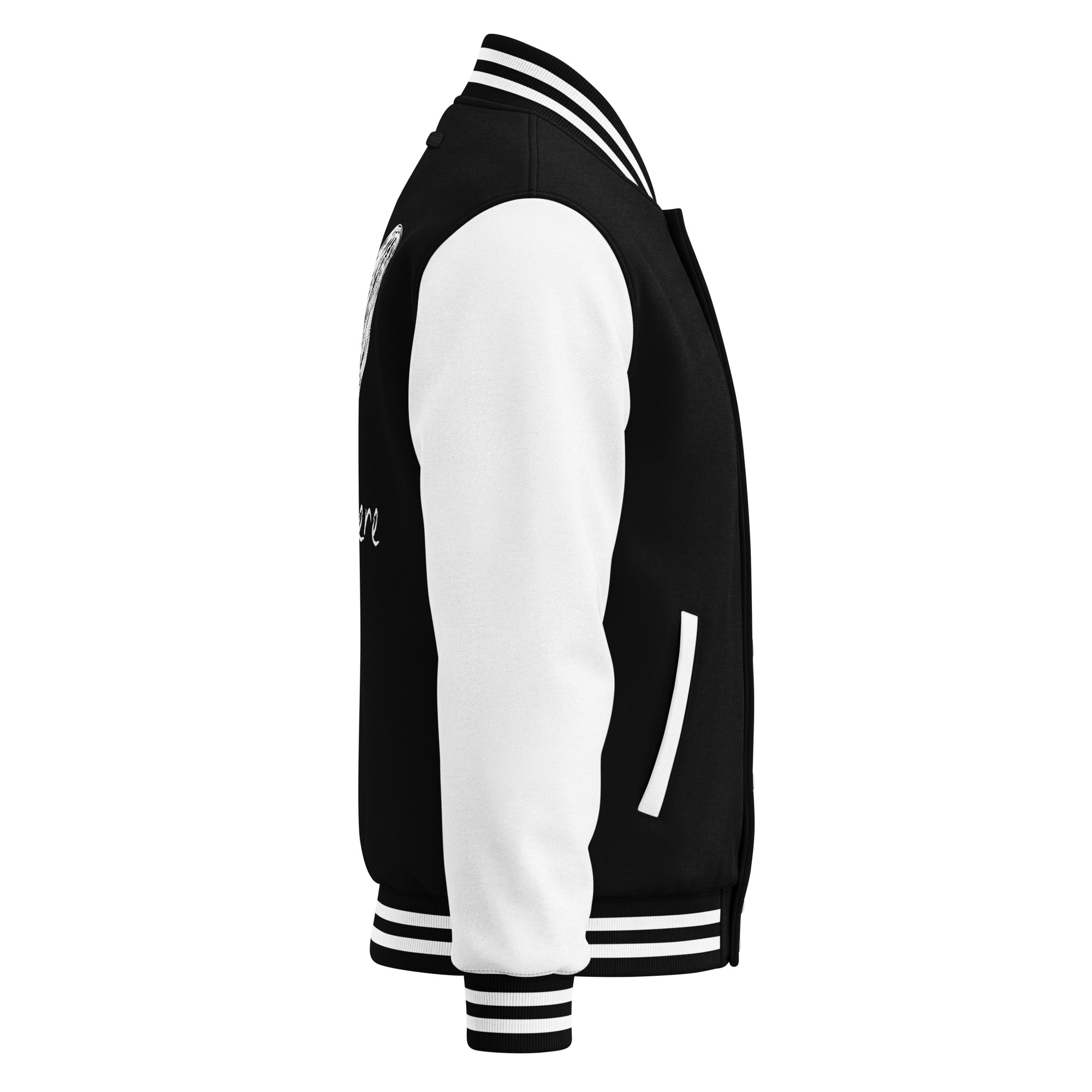 fuchsia baseball jacket