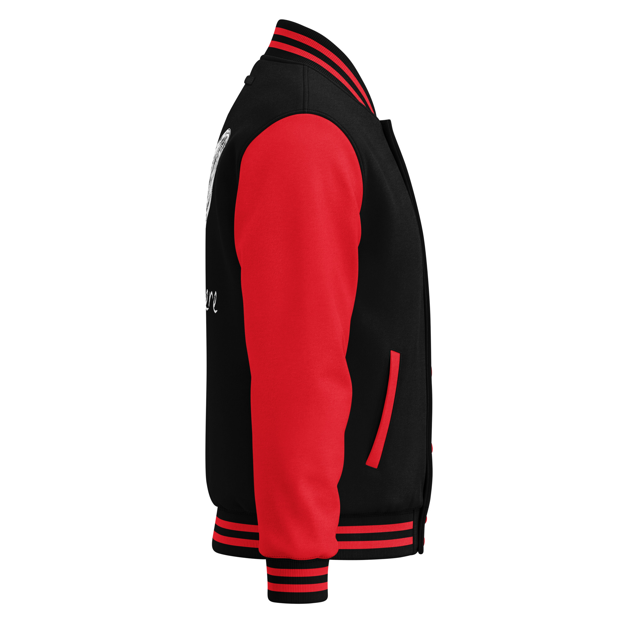 fuchsia baseball jacket