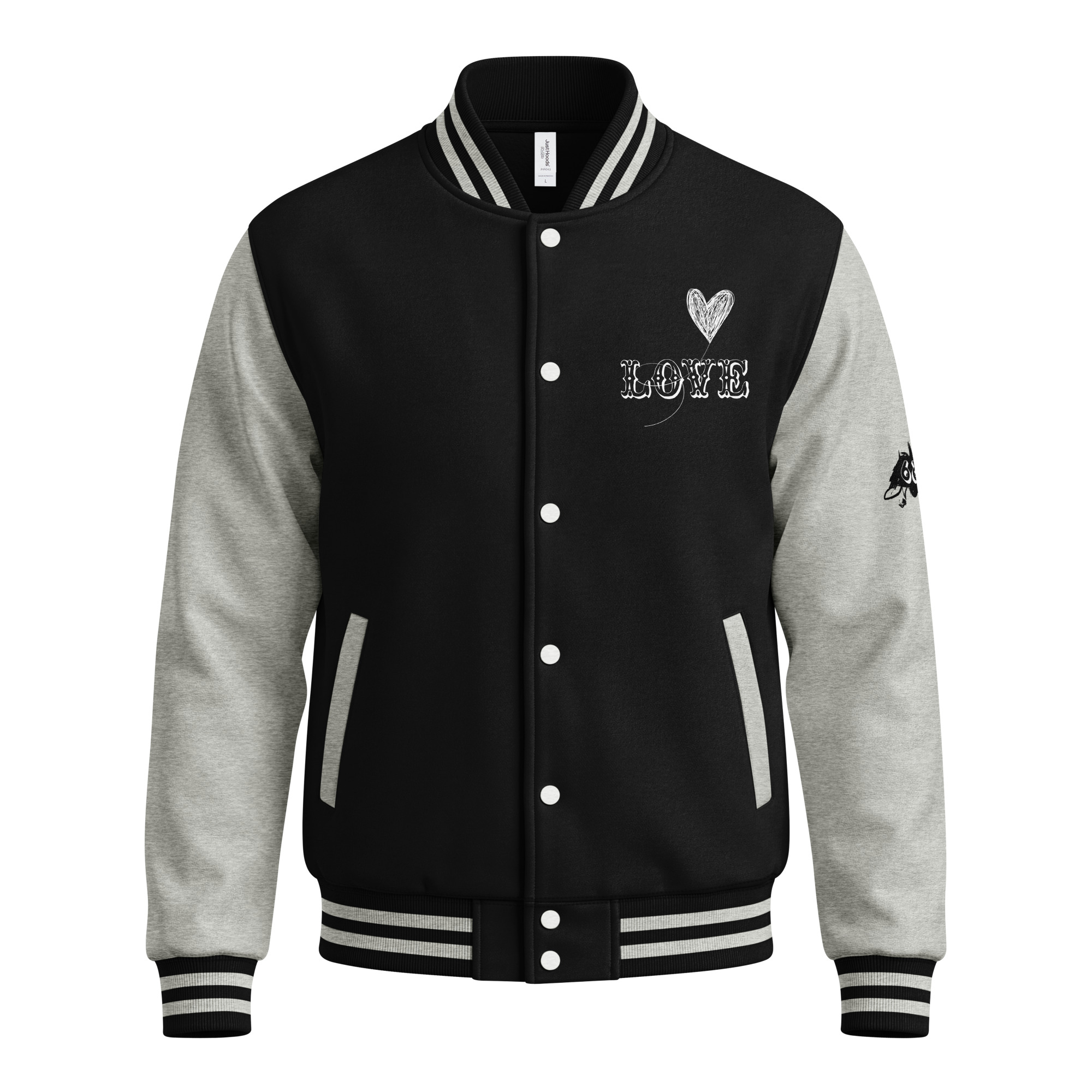 fuchsia baseball jacket