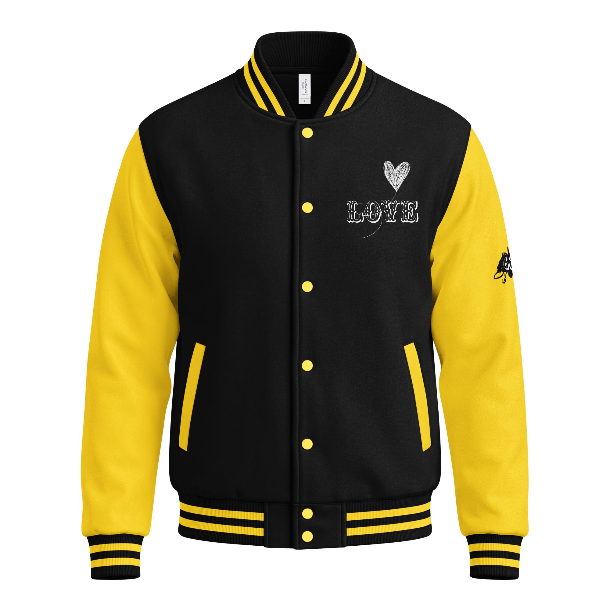fuchsia baseball jacket