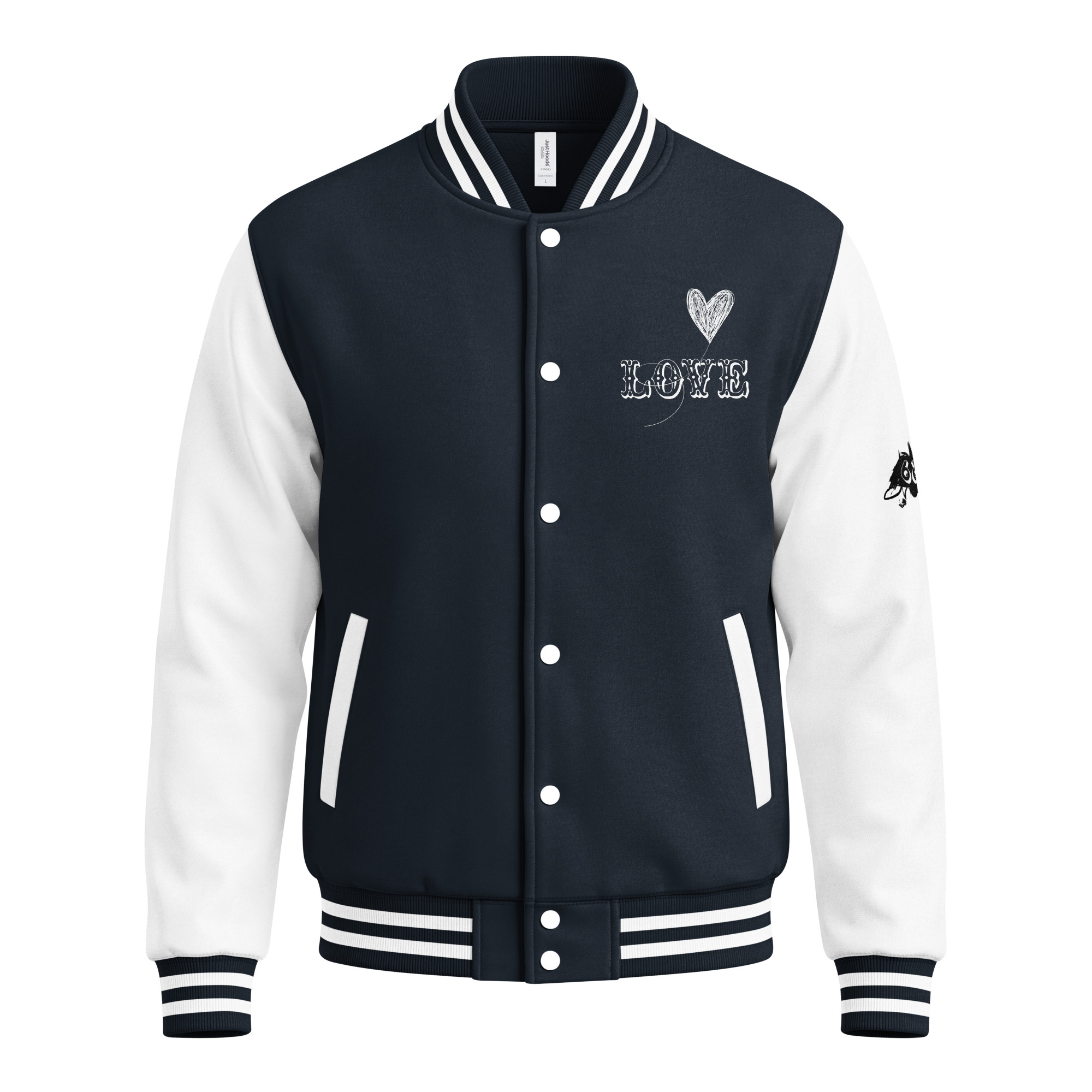 fuchsia baseball jacket