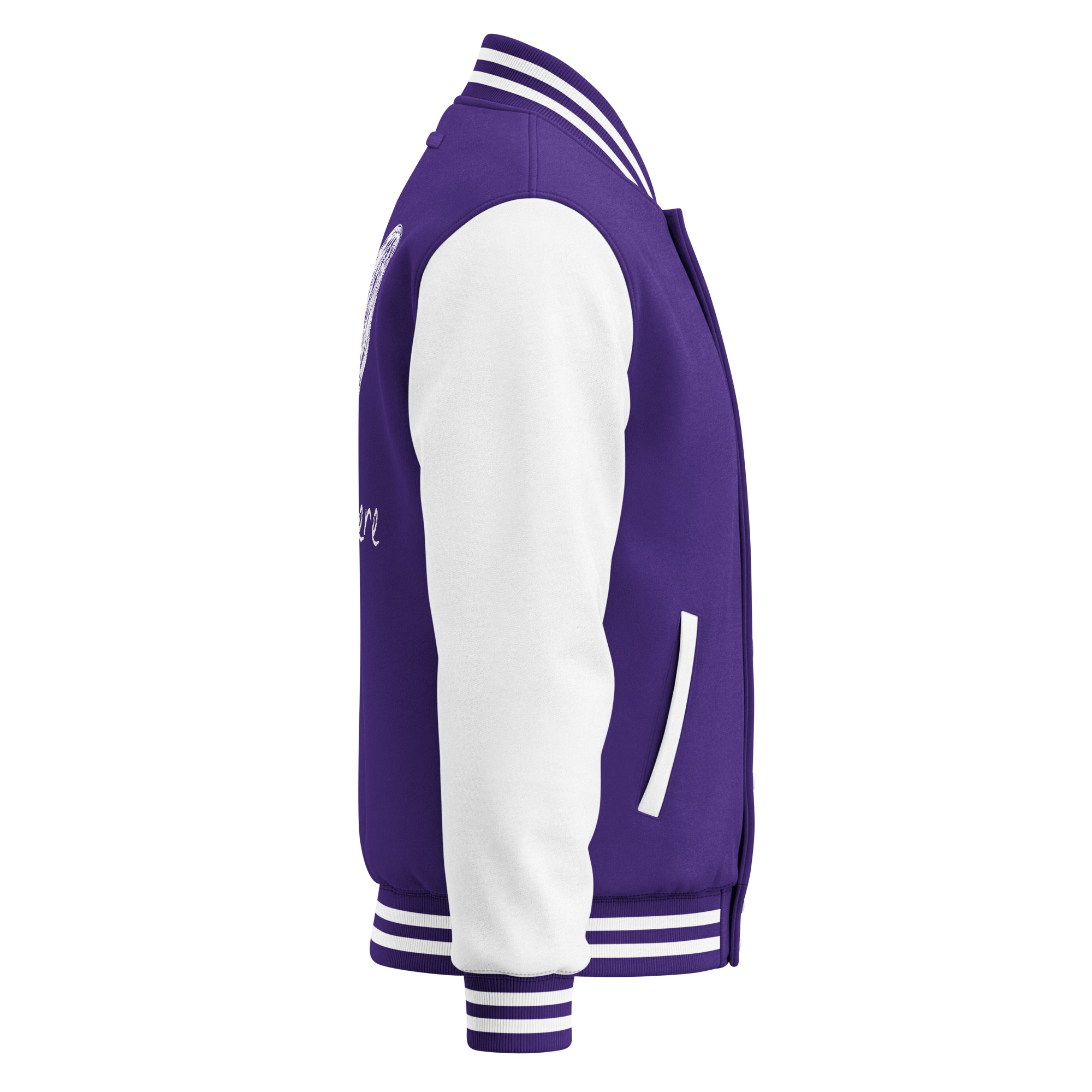 fuchsia baseball jacket