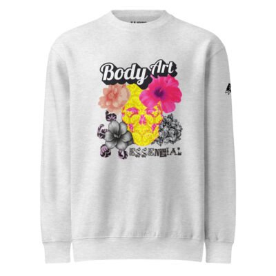 sweatshirt body art skull
