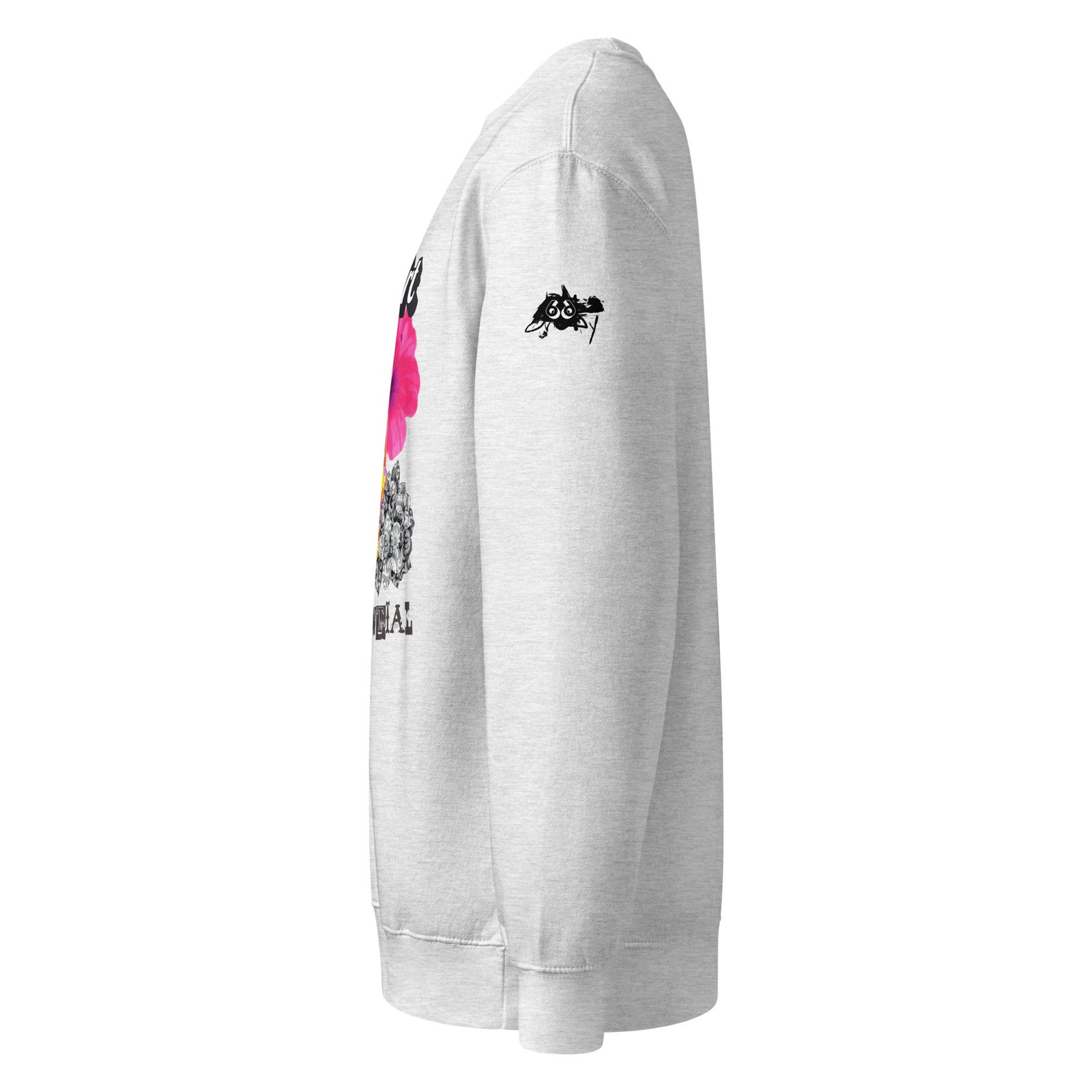 sweatshirt body art skull