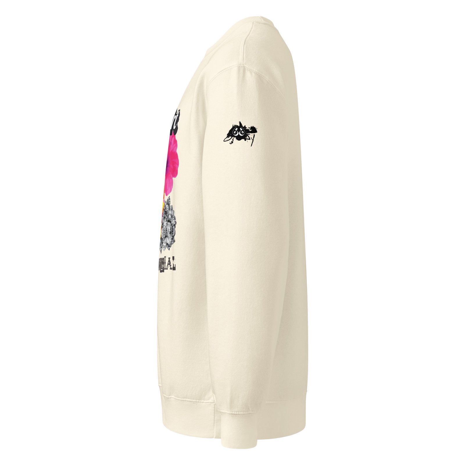 sweatshirt body art skull