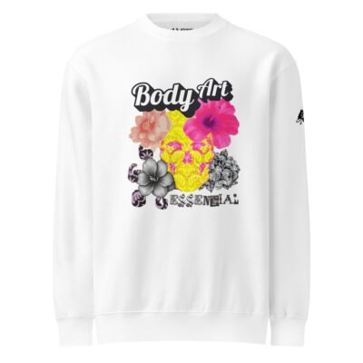 sweatshirt body art skull