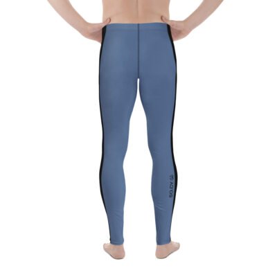 men indigo running leggings