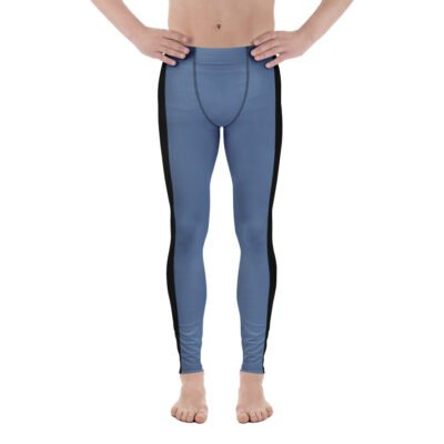 men indigo running leggings
