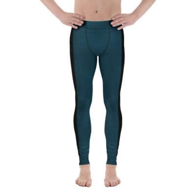 men petrol running leggings