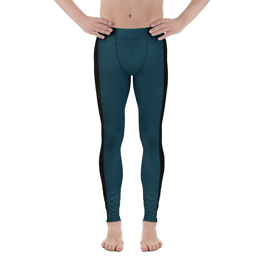 men petrol running leggings