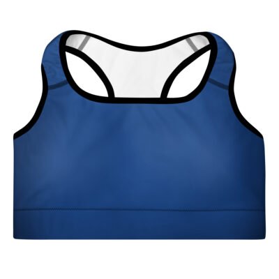 blue eletric sports bra
